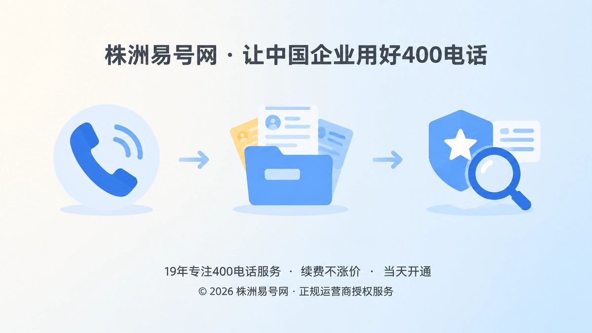 2026年从一个号码到一套企业通信档案：株洲易号网品牌故事