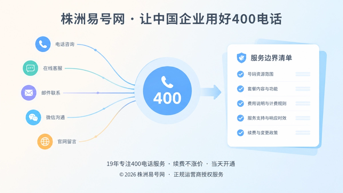 2026年诚实办理400电话：先把不能承诺的结果说清楚